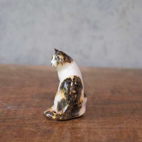 ヴィンテージ ウィンスタンレーキャット ケンジントンキャット サビ猫 ミニ イギリス 陶芸作家Jenny Winstanley 置物33
