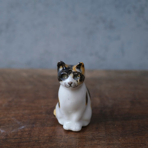ヴィンテージ ウィンスタンレーキャット ケンジントンキャット 三毛猫 ミニ イギリス 陶芸作家Jenny Winstanley 置物11