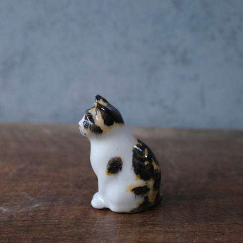 ヴィンテージ ウィンスタンレーキャット ケンジントンキャット 三毛猫 ミニ イギリス 陶芸作家Jenny Winstanley 置物22