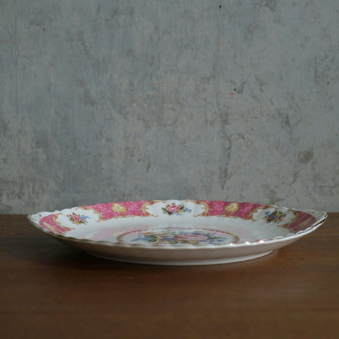 ヴィンテージ Royal Albert B&BプレートLady Carlyle イギリス 朝食用のお皿 食器44