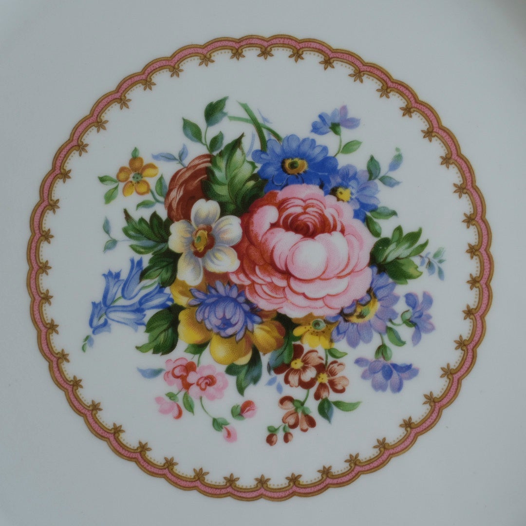 ヴィンテージ Royal Albert B&BプレートLady Carlyle イギリス 朝食用のお皿 食器66
