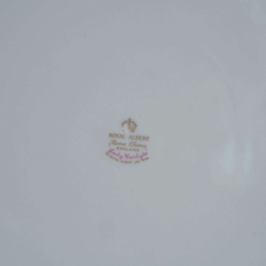 ヴィンテージ Royal Albert B&BプレートLady Carlyle イギリス 朝食用のお皿 食器910
