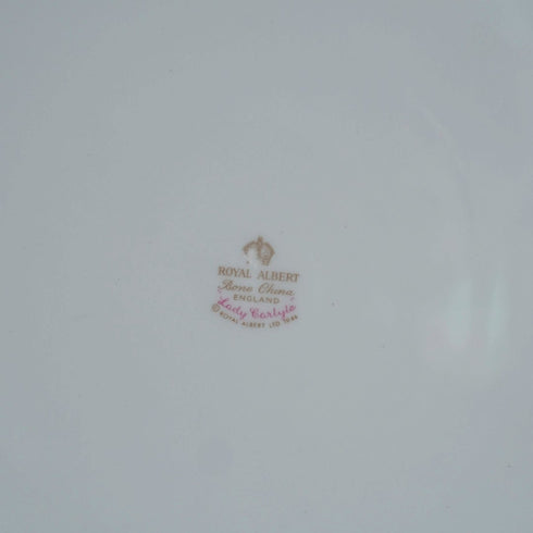 ヴィンテージ Royal Albert B&BプレートLady Carlyle イギリス 朝食用のお皿 食器910
