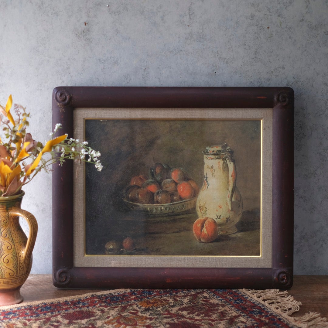 ヴィンテージ 複製画 Jean - Baptiste Simeon Chardin ジャン