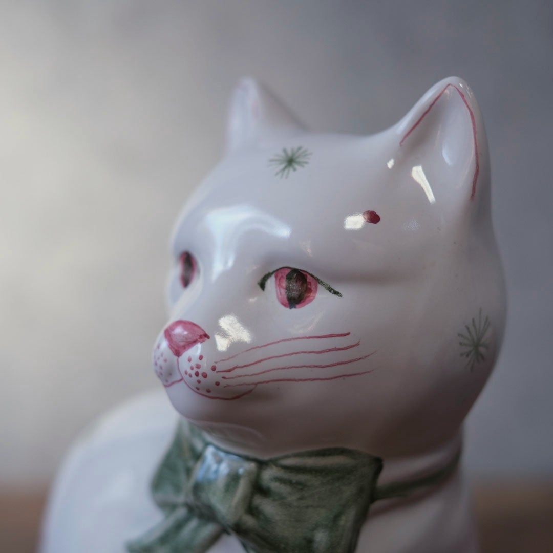 ヴィンテージ フィギュリン RYE POTTERY 猫の置物 イギリス54
