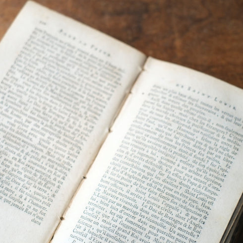 アンティークブック レザーブック 古書 パリ Sermons du Père Bourdaloue 1759年55