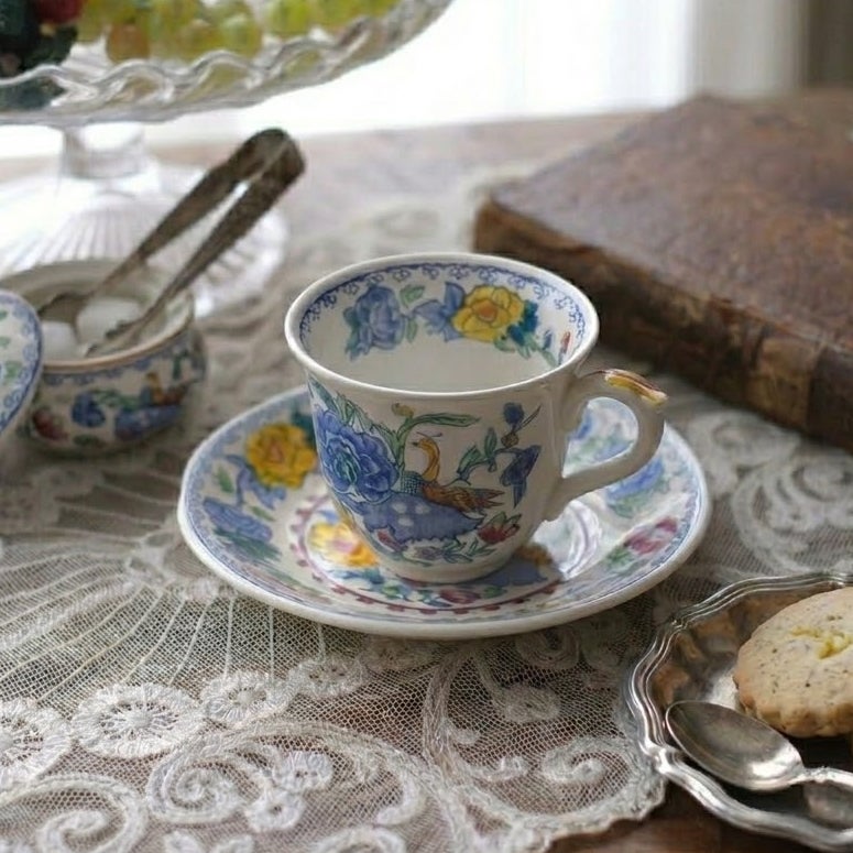 ヴィンテージティーカップ&ソーサ MASONS メイソン Regency リージェンシー イギリス アンティーク食器11