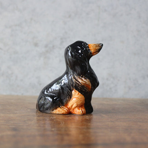 犬フィギュア 一輪挿し 柴犬 & ダックスフンド 陶器44