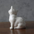 Beswick 白猫 フィギュリン 後ろ姿 白釉 スタッフォードシャー イギリス