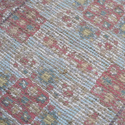 ジュート シェニールマット RED 60x90cm2