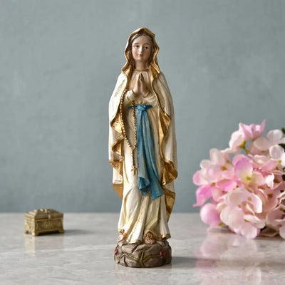 ルルドのマリア像 置物 祈りの聖母 高さ19cm クリスマス雑貨 (☆10月末発送予定)