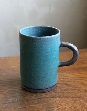 美濃焼 オアシスマグカップ カフェ風ナチュラルな3色6