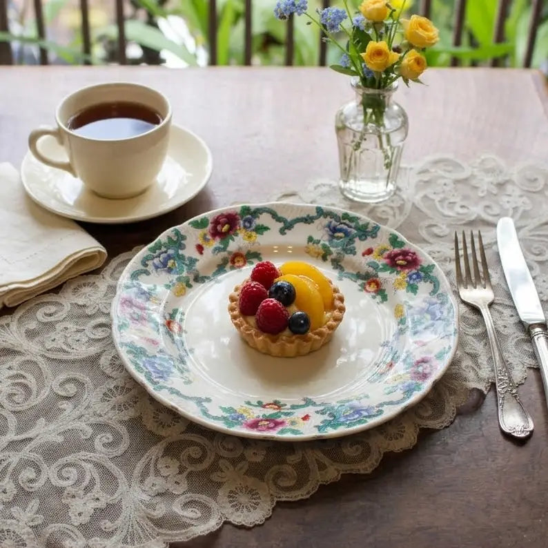 アンティーク 皿 Victoria Royal Grafton ロイヤルグラフトン イギリス
