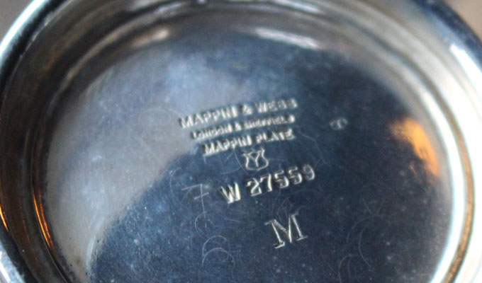 MAPPIN＆WEBB(マッピンアンドウェブ)社の刻印