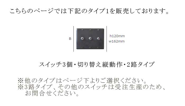 照明スイッチをトルグスイッチに交換