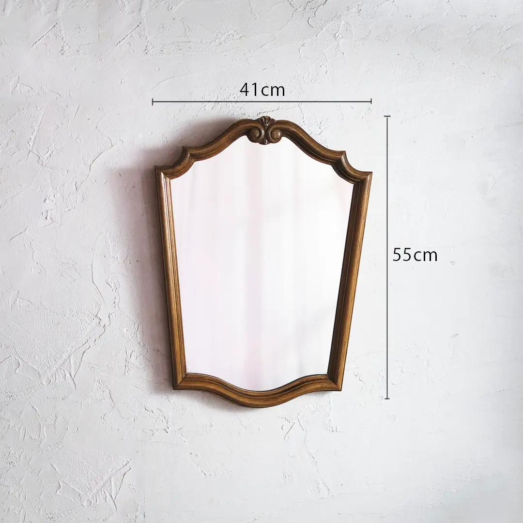 アンティークオークミラー フランス 壁掛け鏡の通販 アンティーク