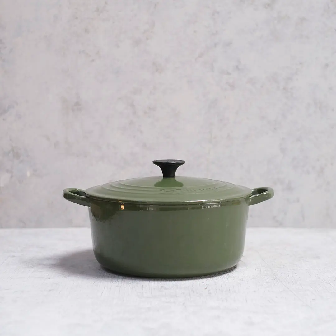 ヴィンテージキャセロール LE CREUSET ル・クルーゼ 鍋緑