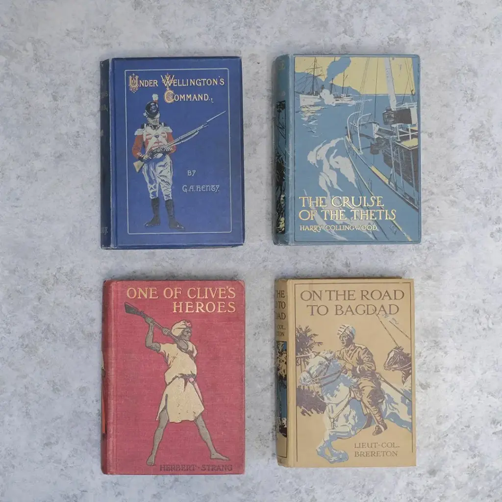 アンティーク本 イギリスの古い児童書 カラフルな表紙2