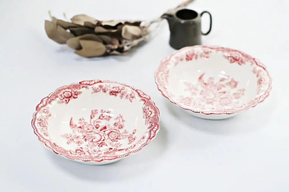 Crown Ducal Bristol pinkアンティーク食器 イギリス