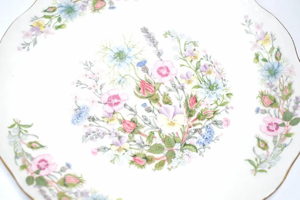 ヴィンテージAYNSLEY 26cmプレート WILD TUDOR ワイルドチューダー 大皿
3