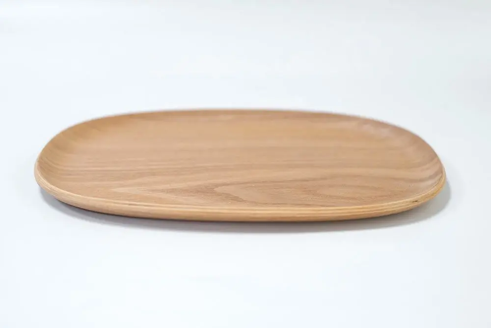 UNITEA ノンスリップ トレイ ナチュラルな木目調 食器が滑らない2