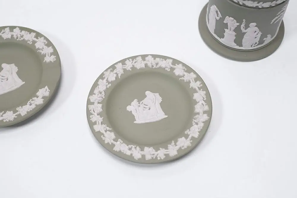 ヴィンテージ WEDGWOODジャスパー リングディッシュ ストーンウェア