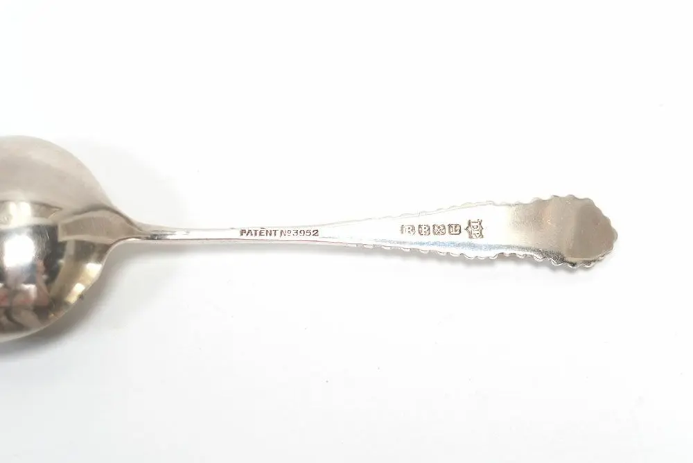 アンティーク シルバープレート ティーストレーナー スプーン イギリス Robert Pringle & Sons4
