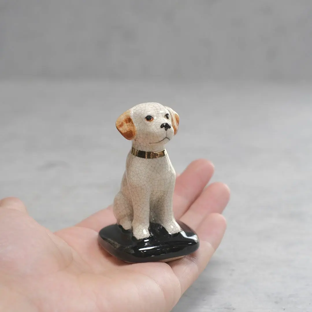 ヴィンテージフィギリン犬 イギリス 陶器 置物