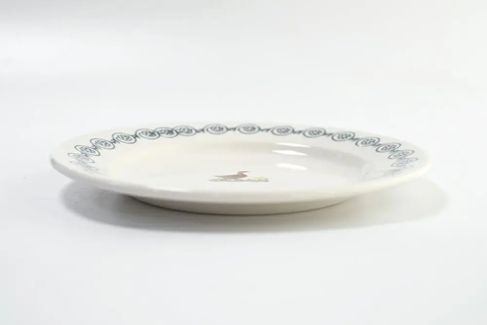 Brixton Pottery デザートプレート Duck ポーランド伝統のスポンジウェア/アンティーク食器5