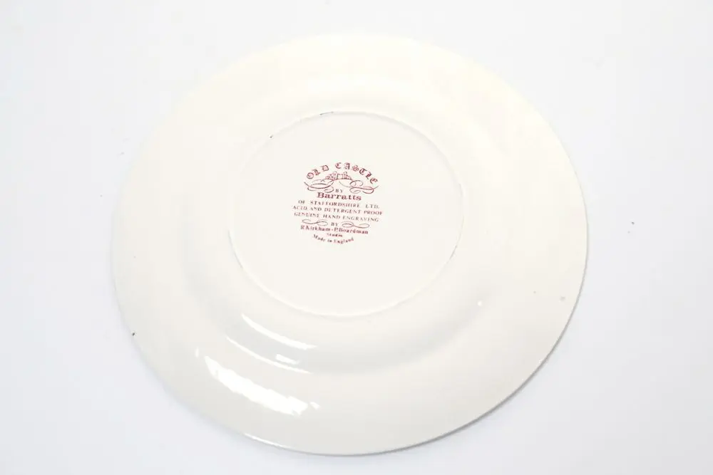 アンティーク 皿 Barratts of Staffordshire Ltd "OLD CASTL" トゥワルドジュイ ディナープレート/アンティーク食器
4