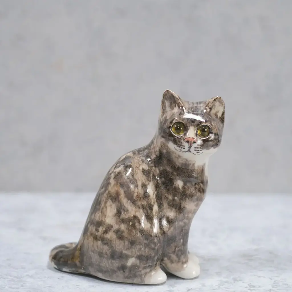 ヴィンテージ ウィンスタンレーキャット ケンジントンキャット アメリカンショートヘア イギリス 陶芸作家Jenny Winstanley 置物