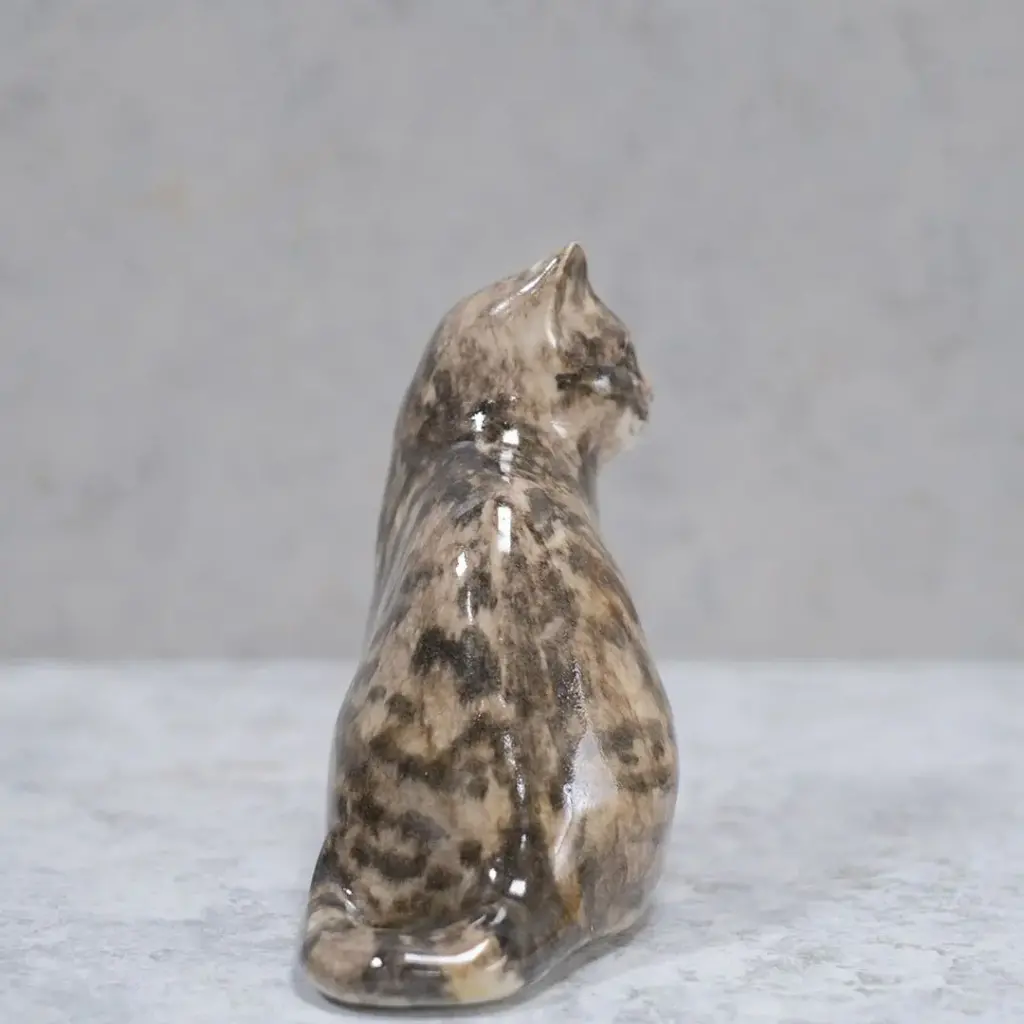 ヴィンテージ ウィンスタンレーキャット ケンジントンキャット アメリカンショートヘア イギリス 陶芸作家Jenny Winstanley 置物1