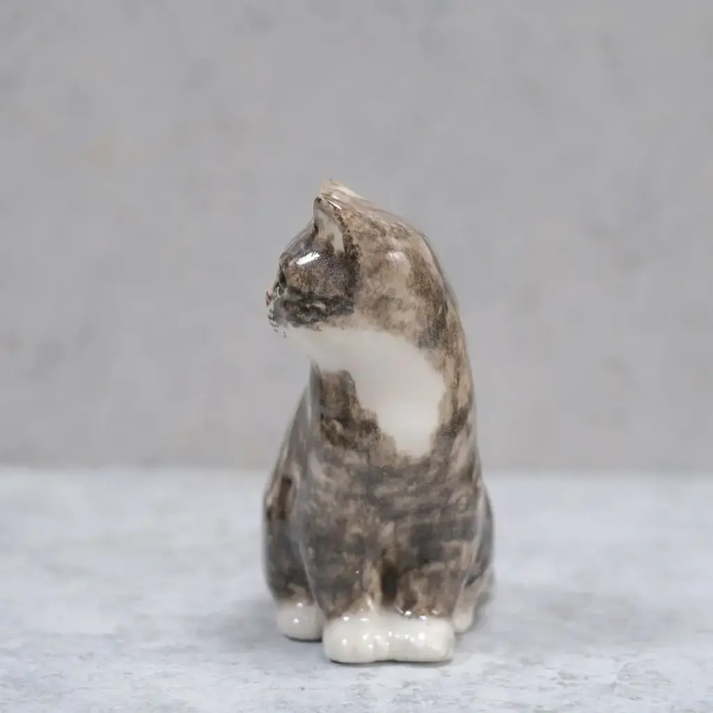 ヴィンテージ ウィンスタンレーキャット ケンジントンキャット アメリカンショートヘア イギリス 陶芸作家Jenny Winstanley 置物3