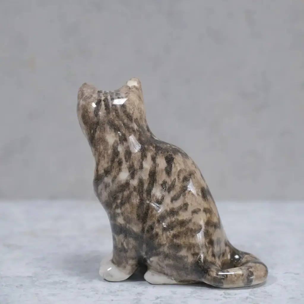 ヴィンテージ ウィンスタンレーキャット ケンジントンキャット アメリカンショートヘア イギリス 陶芸作家Jenny Winstanley 置物2