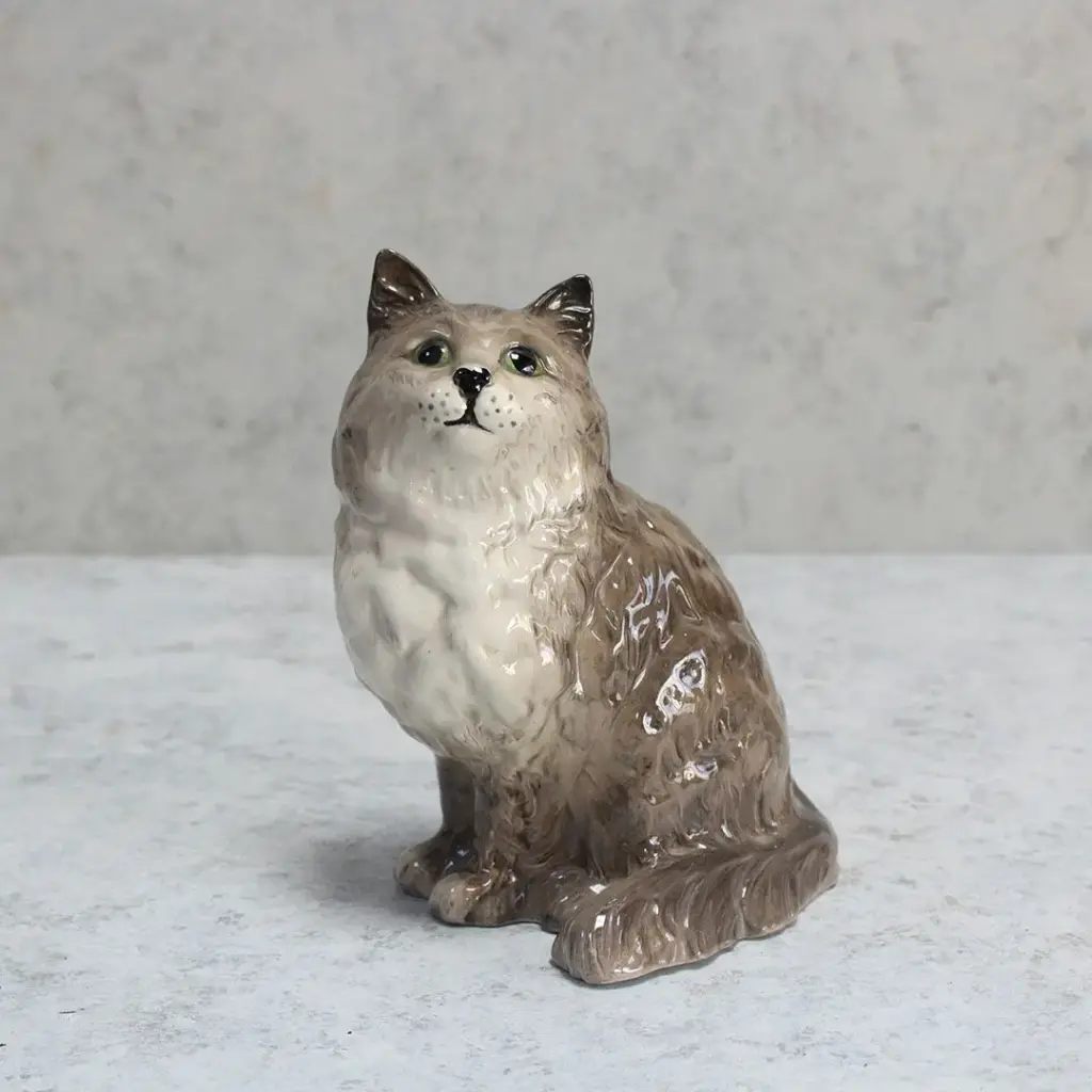 ヴィンテージオブジェ 猫の置物 フィギュリン イギリス BESWICK ベスウィック