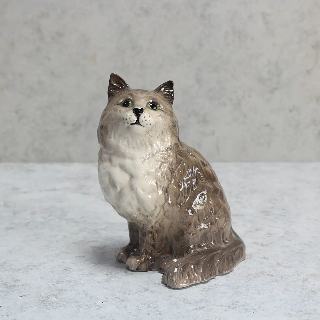 ヴィンテージオブジェ 猫の置物 フィギュリン イギリス BESWICK ベスウィック