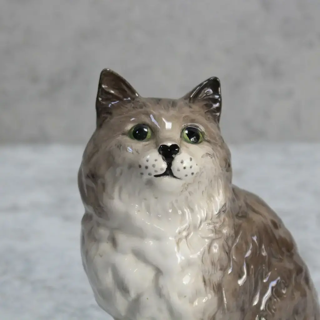 ヴィンテージオブジェ 猫の置物 フィギュリン イギリス BESWICK ベスウィック4
