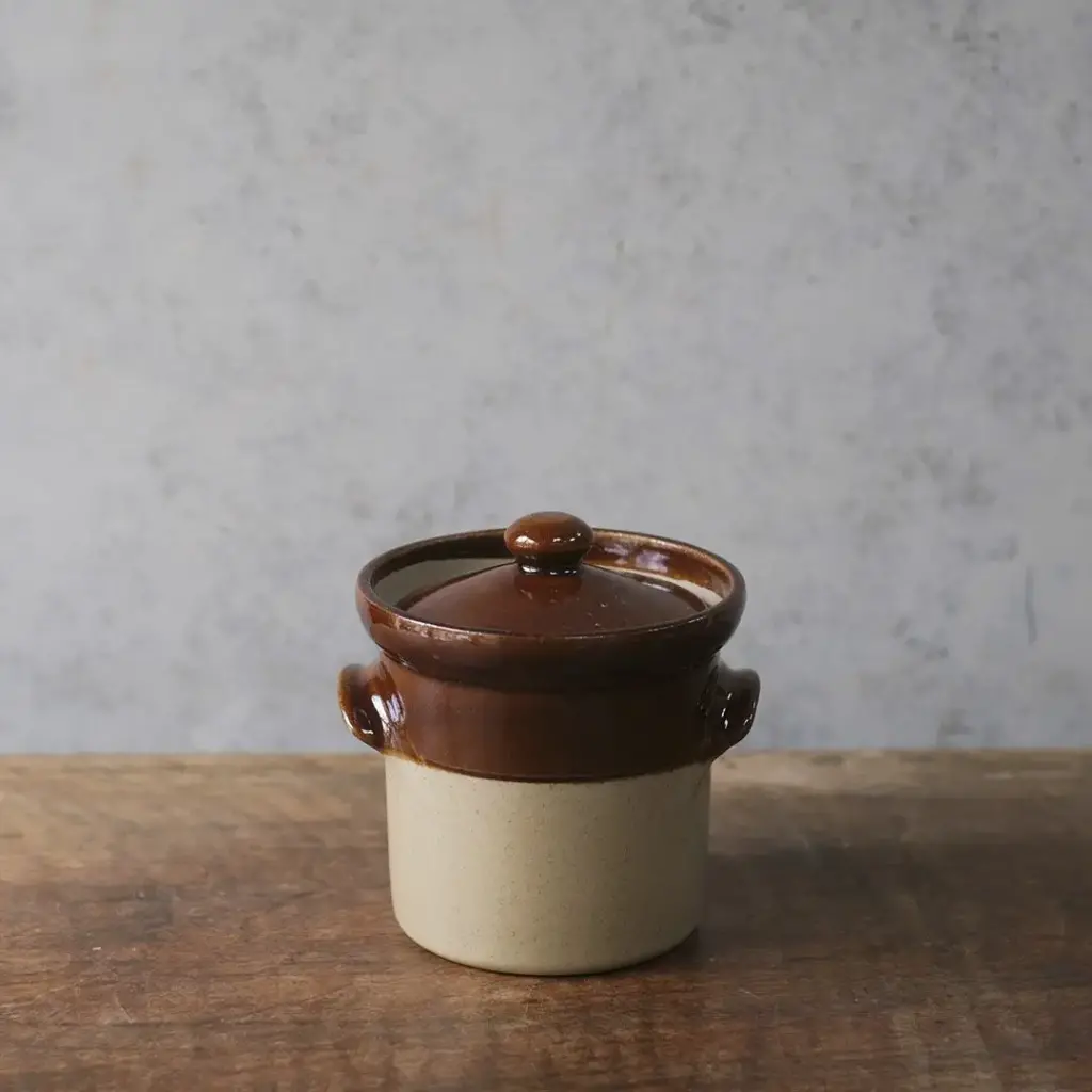 アンティークキャニスター イギリス 茶 陶器の保管容器4