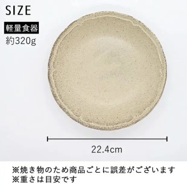美濃焼レリーフ 8半インチ深皿 軽量化 おしゃれなカフェ風色合い綺麗なお皿 食器1
