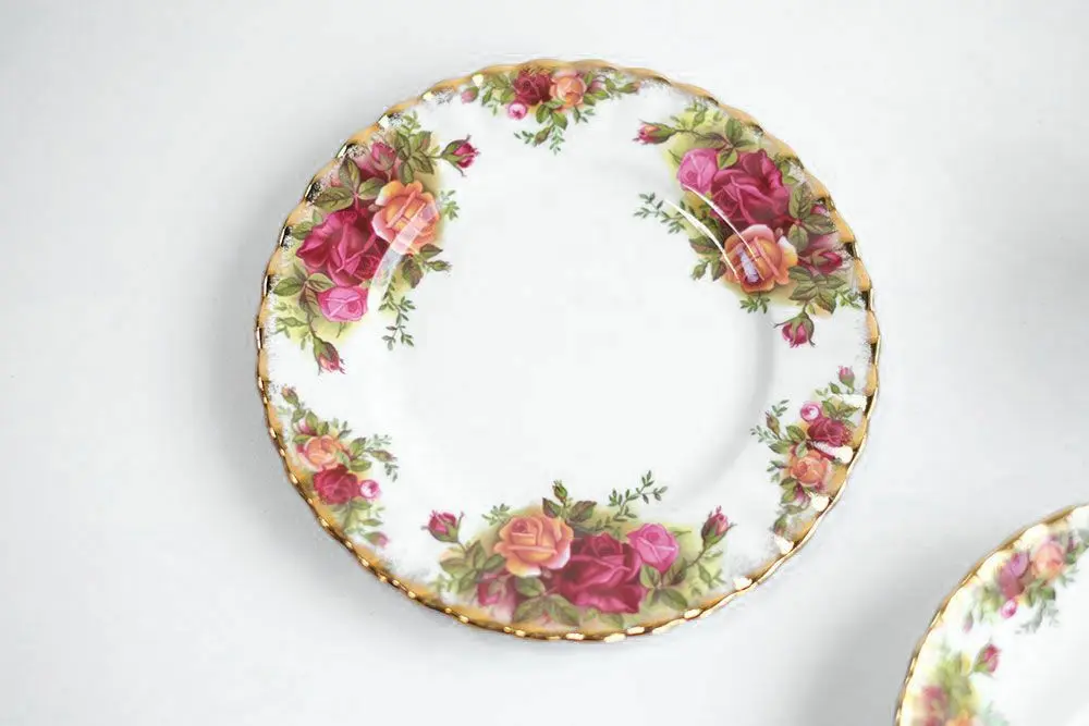 ヴィンテージ Royal Albertティーカップトリオ/old country rose イギリス ロイヤルアルバート 王室御用達/アンティーク食器3