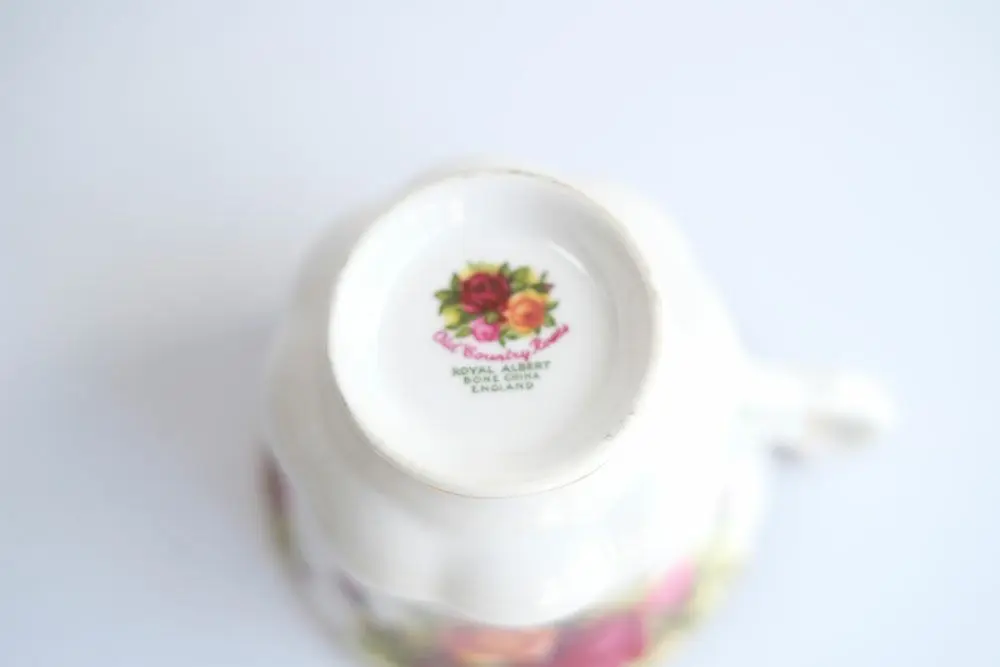 ヴィンテージ Royal Albertティーカップトリオ/old country rose イギリス ロイヤルアルバート 王室御用達/アンティーク食器7