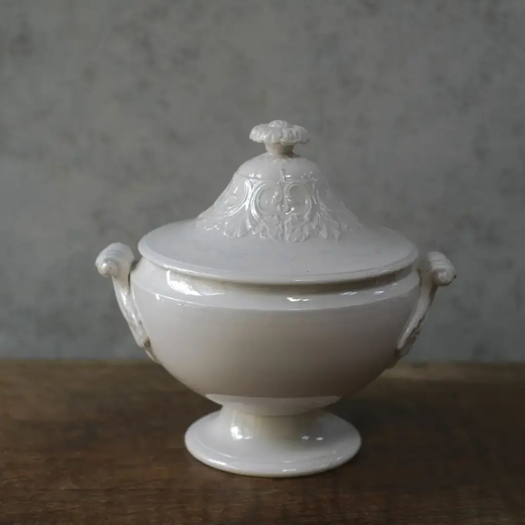 アンティーク スーピエール フランス スープチュリーン/ リュネヴィル(Luneville)アンティーク食器2