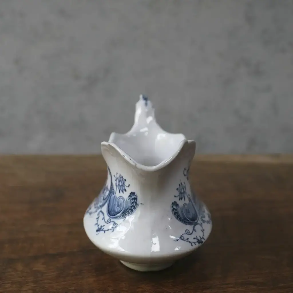 アンティークミルクポット シノワズリ クリーマー Glasgow Pottery J & M P Bell スコットランド6