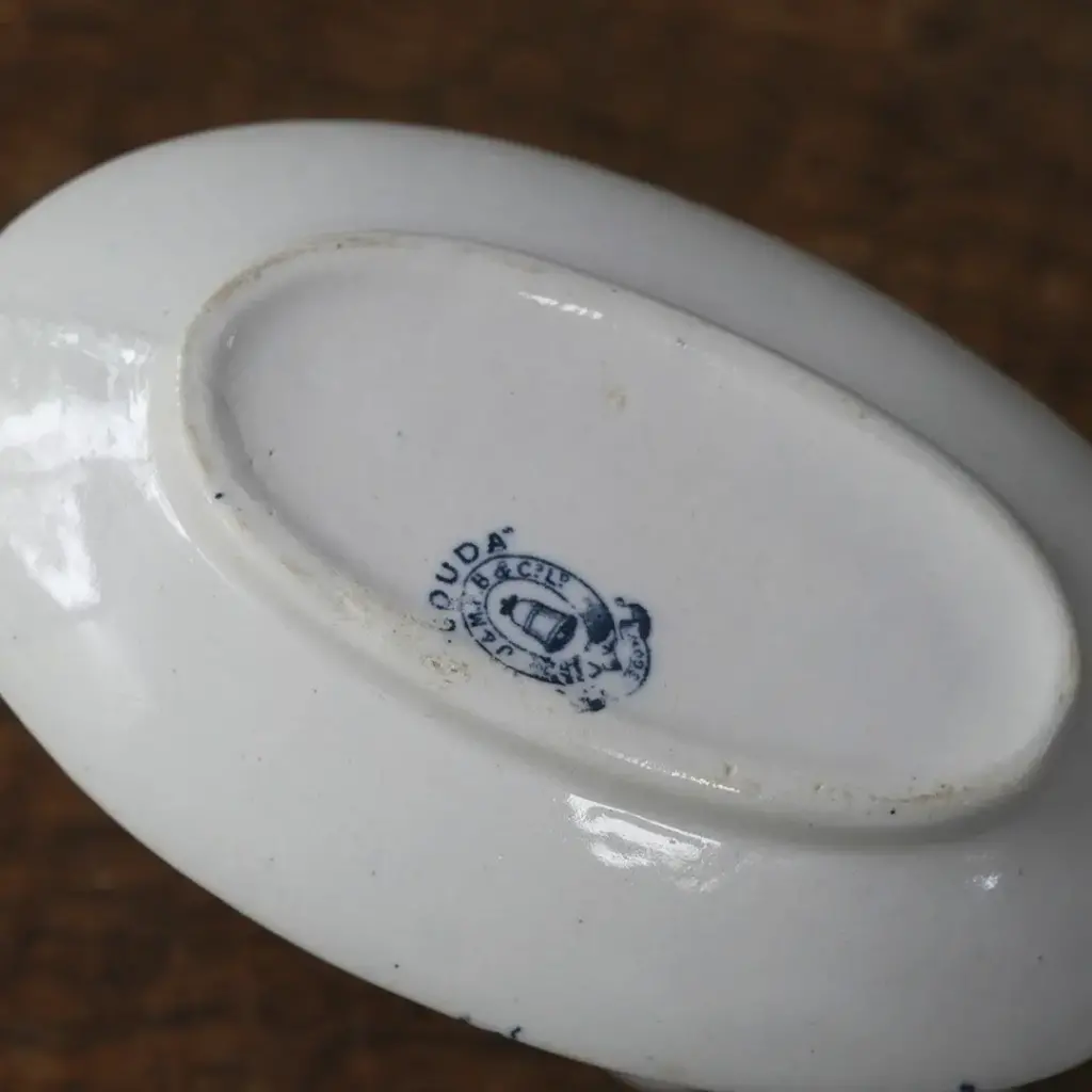 アンティークミルクポット シノワズリ クリーマー Glasgow Pottery J & M P Bell スコットランド2