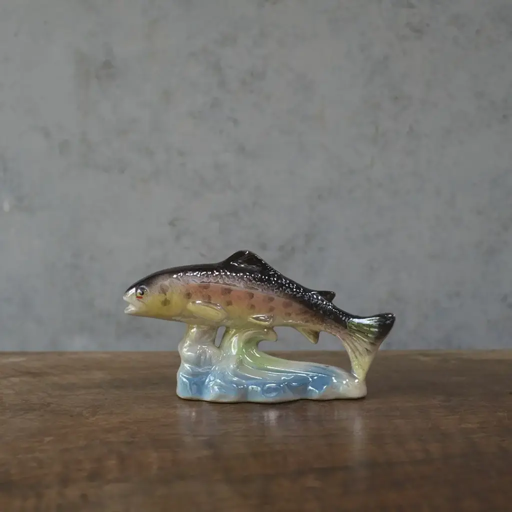 ヴィンテージフィギュリン 魚 陶器の置物 JEMMA HOLLAND オランダ1