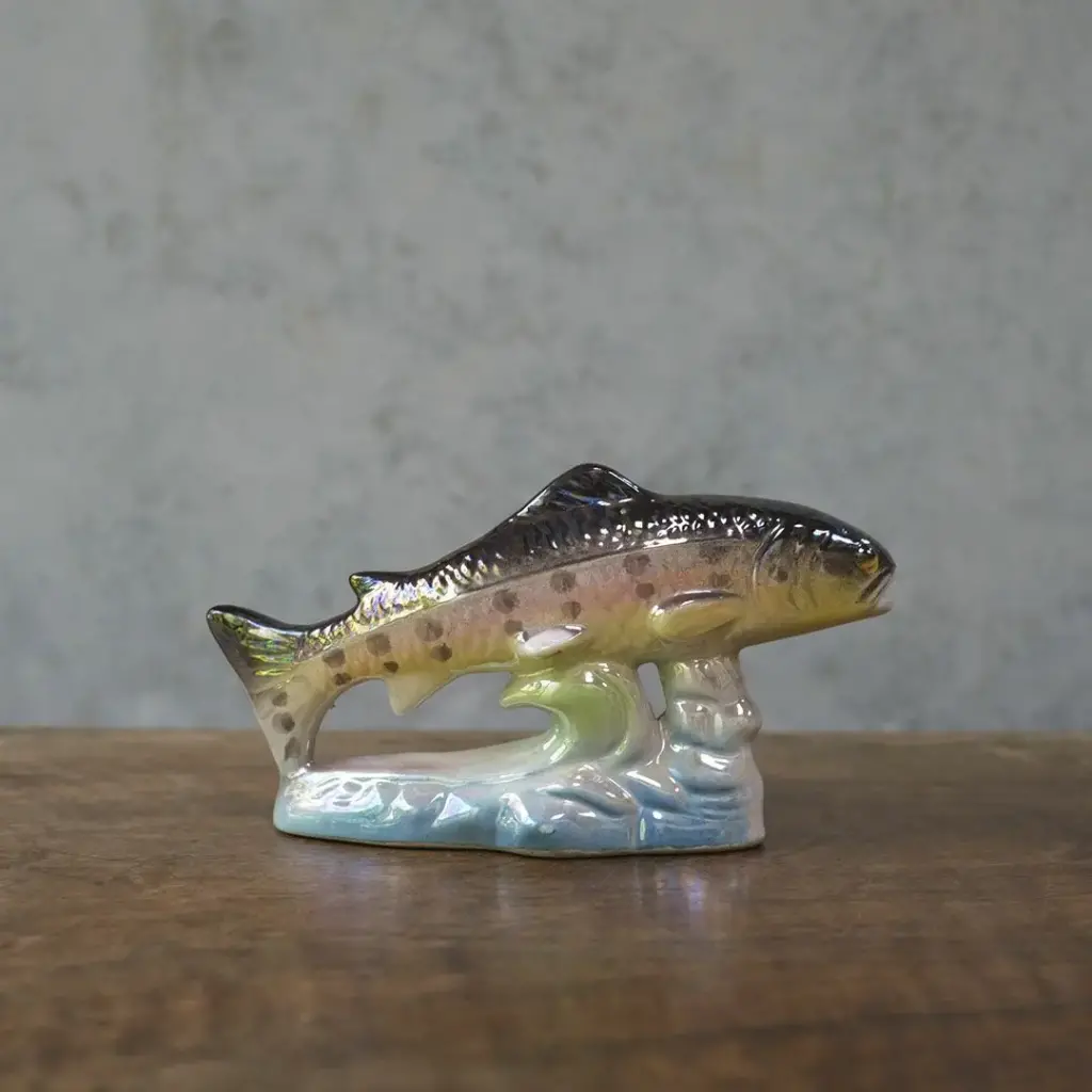 ヴィンテージフィギュリン 魚 陶器の置物 JEMMA HOLLAND オランダ2