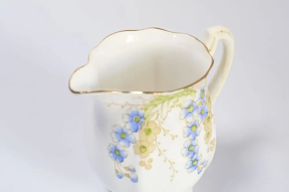 アンティークROYAL STANDARDティーウェア(ARGYLE) イギリス 1930-49年シュガーポット ミルクピッチャー/アンティーク食器2