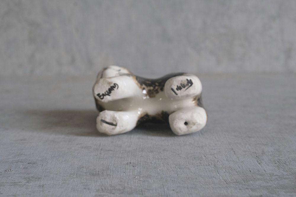 ヴィンテージ ウィンスタンレーキャット/ケンジントンキャット・サビ猫 三毛猫 子猫 イギリス 陶芸作家Jenny Winstanley 置物1