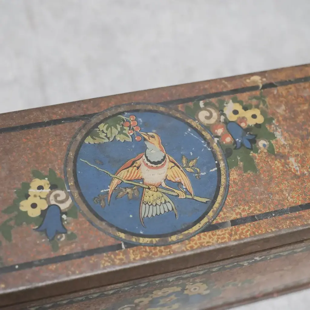 アンティークティン缶ケース イギリス LABOR AND WAIT アンティーク雑貨3