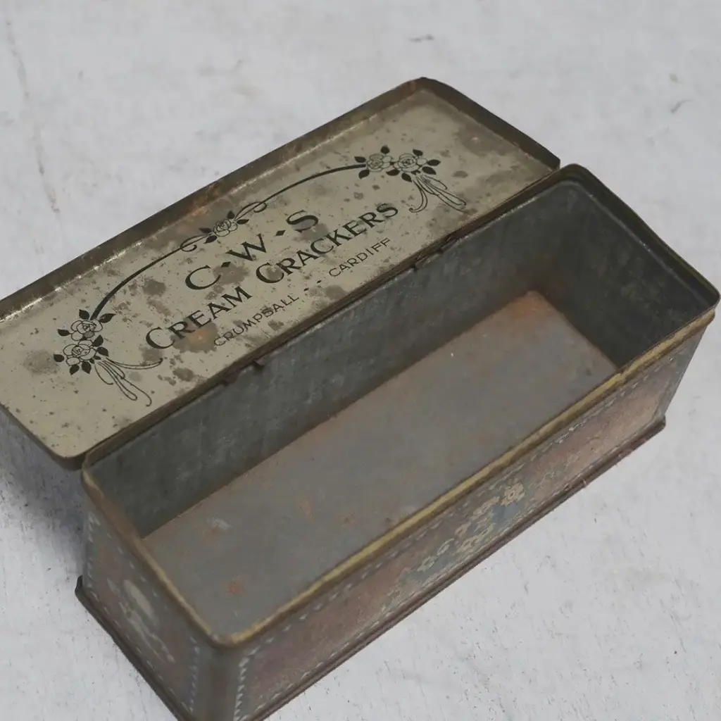 アンティークティン缶ケース イギリス LABOR AND WAIT アンティーク雑貨5